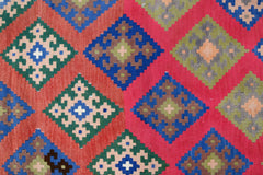 Handmade Vintage Persian Qashqai Kilim | 295 x 153 cm | 9'8" x 5' - Najaf Rugs & Textile