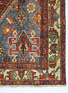 Handmade Vintage Persian Ghashghai Rug | 166 x 118 cm | 5'5" x 3'10" - Najaf Rugs & Textile