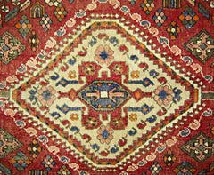 Handmade Vintage Persian Ghashghai Rug | 166 x 118 cm | 5'5" x 3'10" - Najaf Rugs & Textile