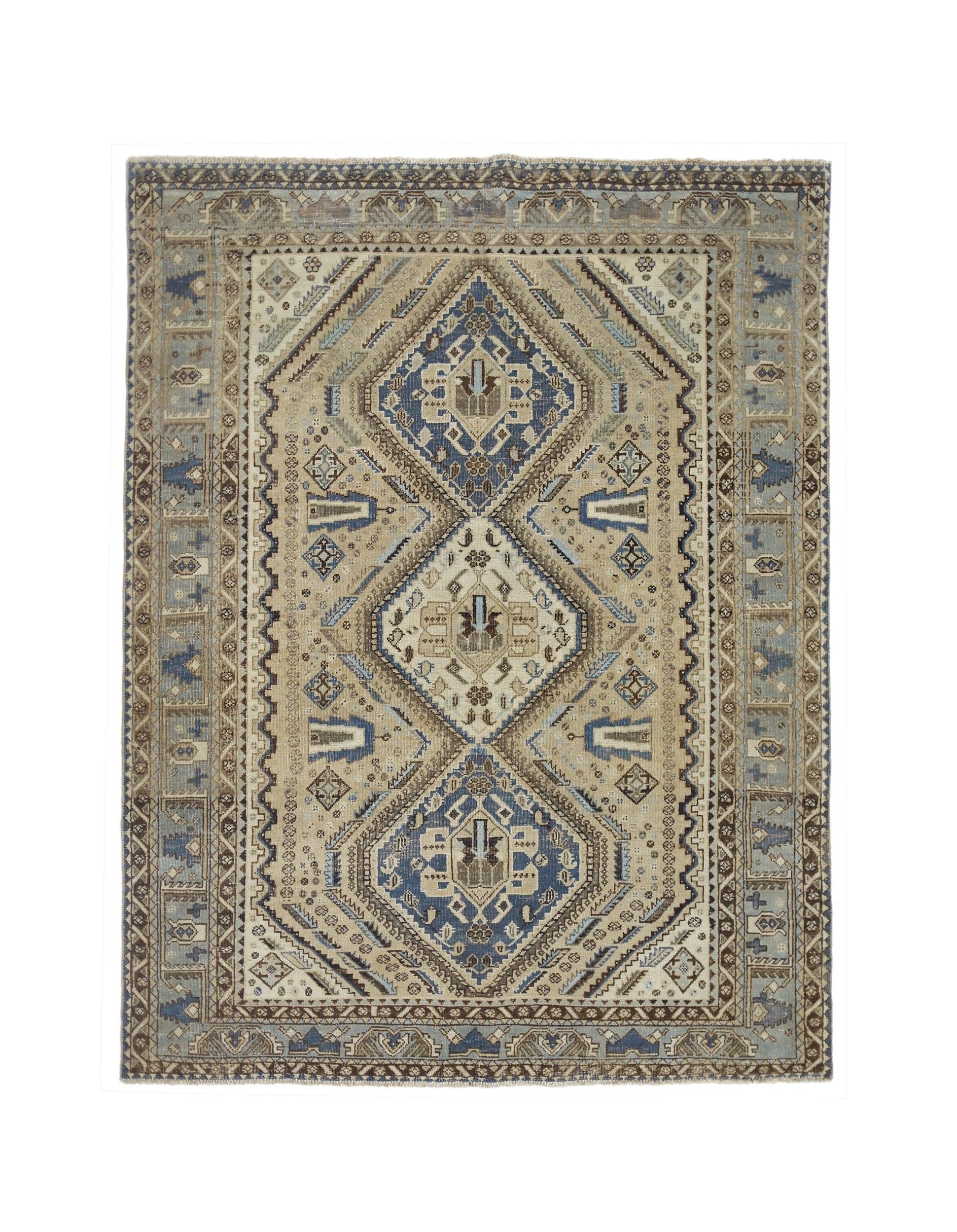 Vintage Persian Qashqai Rug