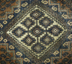 Handmade Vintage Persian Rug | 200 x 147 cm | 6'7" x 4'10" - Najaf Rugs & Textile