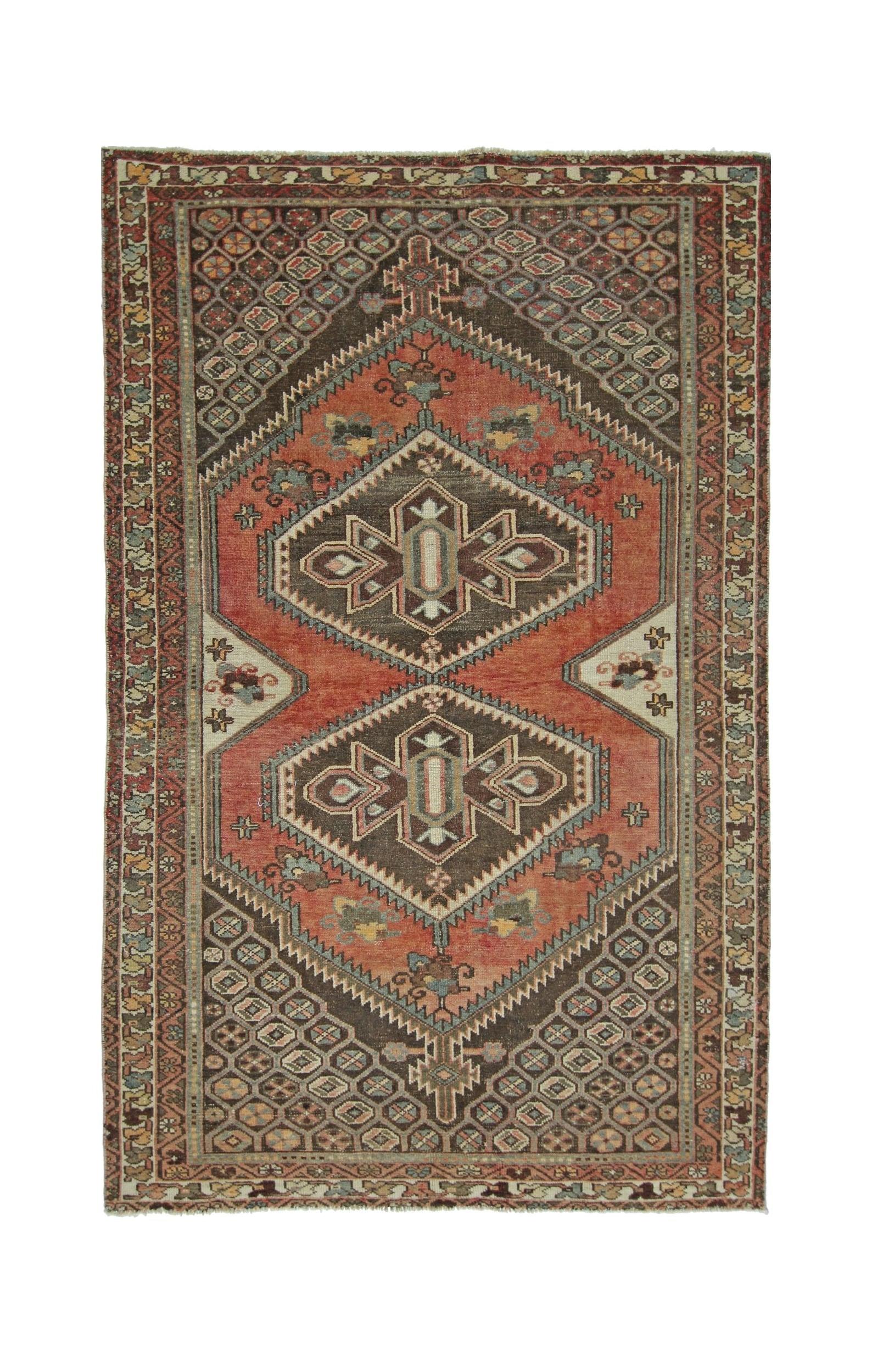 Vintage Persian Qashqai Rug