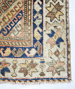 Handmade Vintage Persian Rug | 252 x 141 cm | 8'3" x 4'7" - Najaf Rugs & Textile