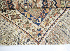 Handmade Vintage Persian Rug | 252 x 141 cm | 8'3" x 4'7" - Najaf Rugs & Textile