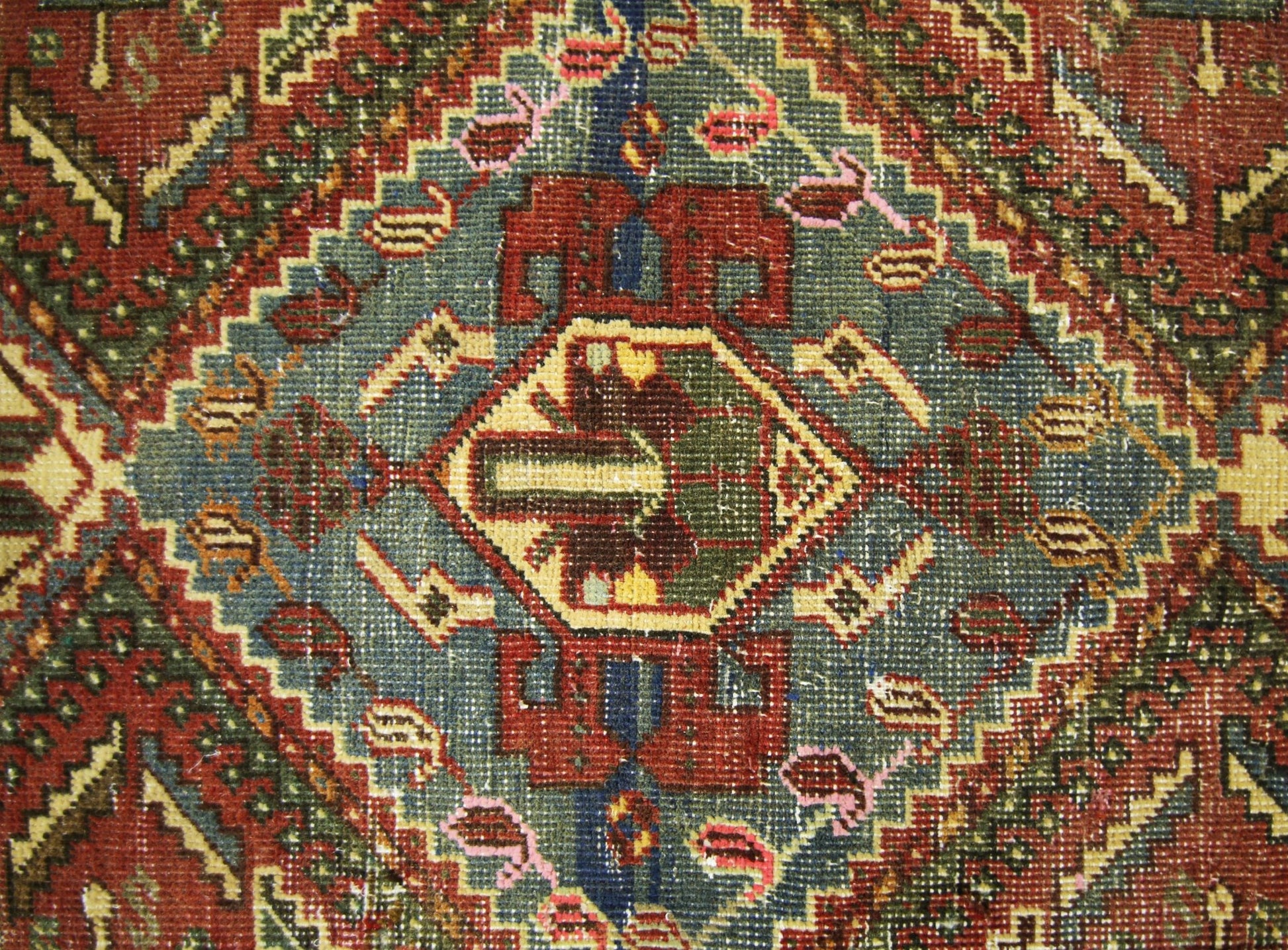 Handmade Vintage Persian Rug | 302 x 155 cm | 9'11" x 5'1" - Najaf Rugs & Textile