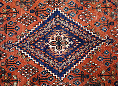 Handmade Vintage Persian Ghashghai Rug | 302 x 207 cm | 10'1" x 6'9" - Najaf Rugs & Textile