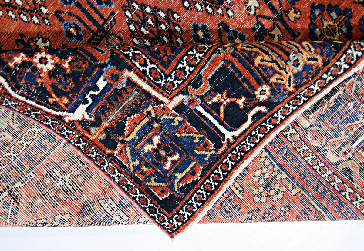Handmade Vintage Persian Ghashghai Rug | 302 x 207 cm | 10'1" x 6'9" - Najaf Rugs & Textile