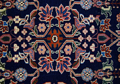 Handmade Vintage Persian Rug | 108 x 83 cm | 3'6" x 2'9" - Najaf Rugs & Textile