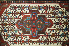 Handmade Vintage Persian Rug | 120 x 76 cm | 3'11" x 2'6" - Najaf Rugs & Textile