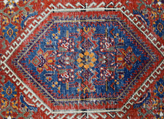 Handmade Vintage Persian Rug | 121 x 71 cm | 4' x 2'4" - Najaf Rugs & Textile
