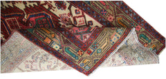Handmade Vintage Persian Rug | 125 x 77 cm | 4'1" x 2'6" - Najaf Rugs & Textile
