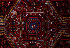 Handmade Vintage Persian Rug | 133 x 84 cm | 4'4" x 2'9" - Najaf Rugs & Textile