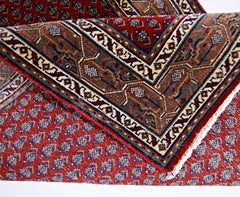 Handmade Vintage Persian Rug | 139 x 74 cm | 4'7" x 2'4" - Najaf Rugs & Textile
