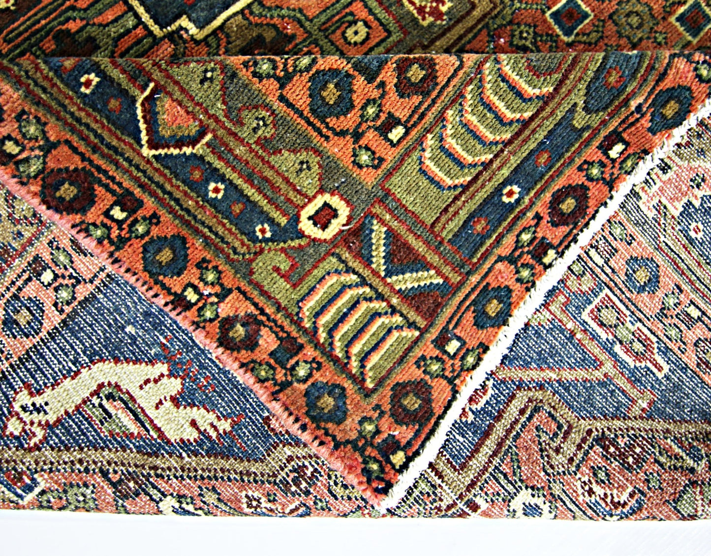 Handmade Vintage Persian Rug | 147 x 107 cm | 4'10" x 3'6" - Najaf Rugs & Textile