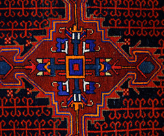 Handmade Vintage Persian Rug | 168 x 102 cm | 5'6" x 3'4" - Najaf Rugs & Textile