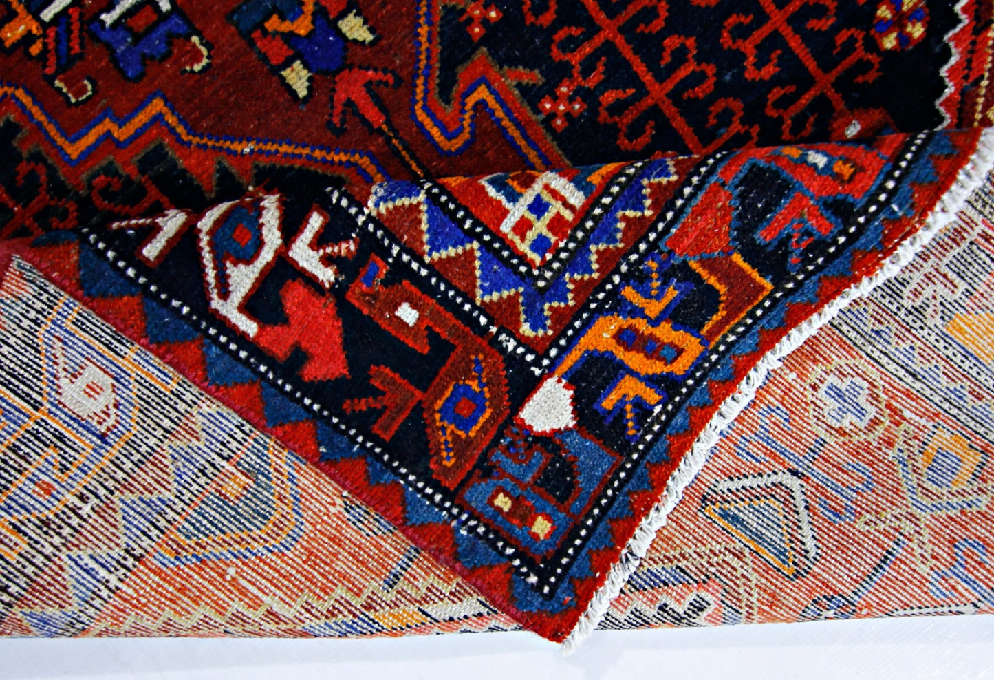Handmade Vintage Persian Rug | 168 x 102 cm | 5'6" x 3'4" - Najaf Rugs & Textile