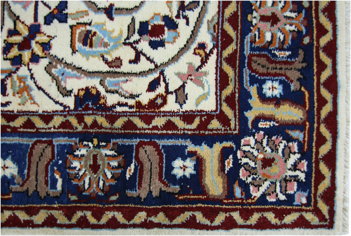 Handmade Vintage Persian Rug | 196 x 99 cm | 6'5" x 3'3" - Najaf Rugs & Textile