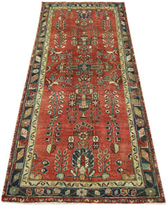 Handmade Vintage Persian Rug | 197 x 98 cm | 6'5" x 3'3" - Najaf Rugs & Textile