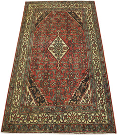 Handmade Vintage Persian Rug | 200 x 135 cm | 6'7" x 4'5" - Najaf Rugs & Textile
