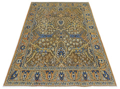 Handmade Vintage Persian Rug | 203 x 132 cm | 6'8" x 4'4" - Najaf Rugs & Textile