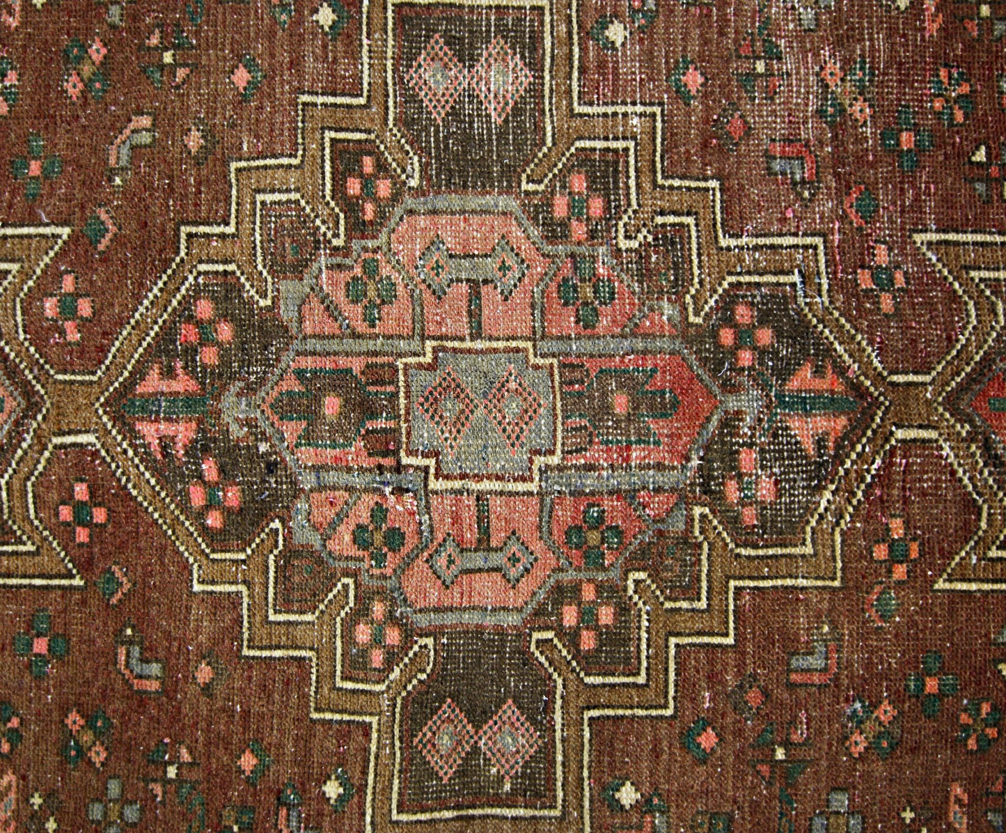 Handmade Vintage Persian Rug | 204 x 125 cm | 6'8" x 4'1" - Najaf Rugs & Textile