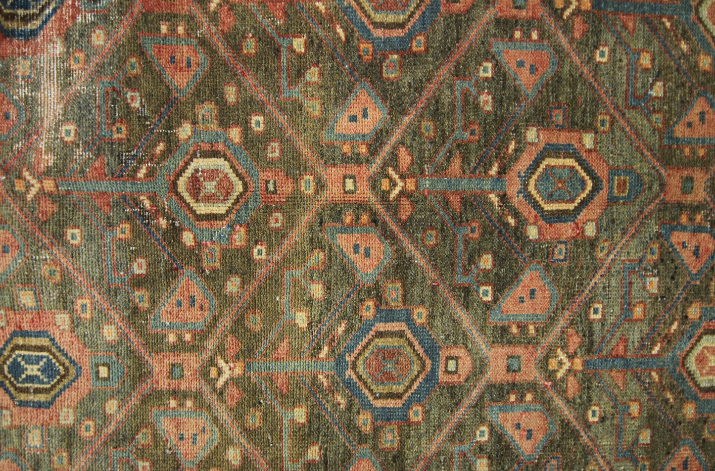 Handmade Vintage Persian Rug | 226 x 122 cm | 7'5" x 4' - Najaf Rugs & Textile