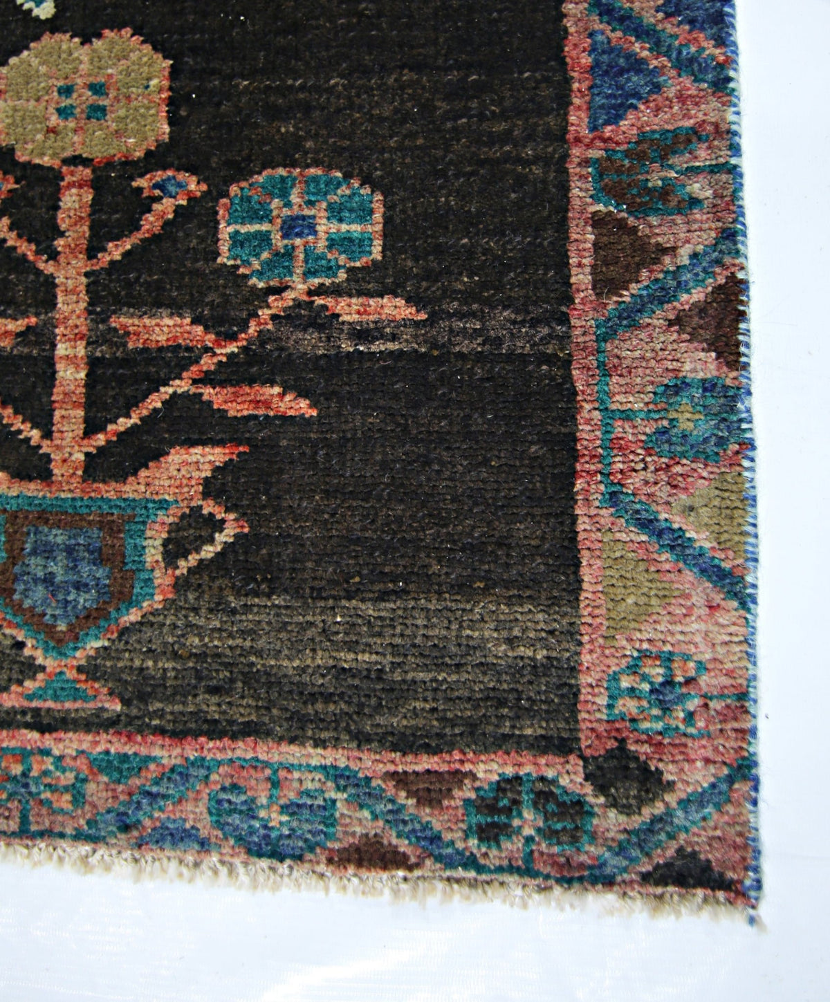 Handmade Vintage Persian Rug | 267 x 120 cm | 8'9" x 3'11" - Najaf Rugs & Textile