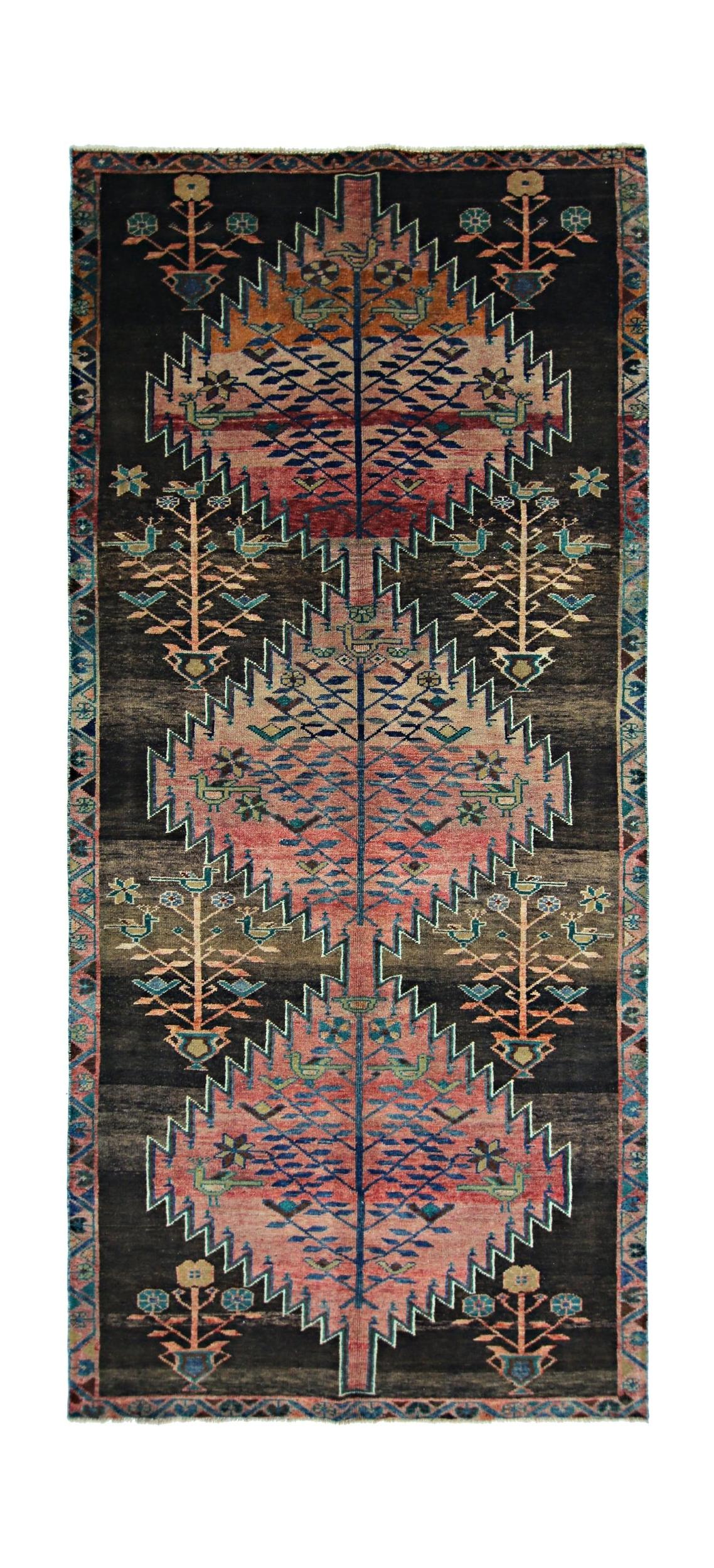 Handmade Vintage Persian Rug | 267 x 120 cm | 8'9" x 3'11" - Najaf Rugs & Textile