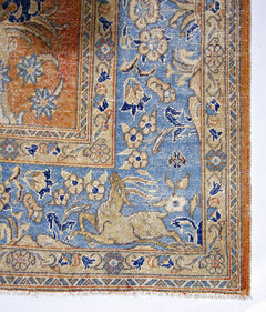 Handmade Vintage Persian Rug | 268 x 162 cm | 8'9" x 5'4" - Najaf Rugs & Textile