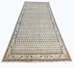 Handmade Vintage Persian Rug | 283 x 132 cm | 9'3" x 4'4" - Najaf Rugs & Textile