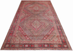 Handmade Vintage Persian Rug | 293 x 161 cm | 9'7" x 5'3" - Najaf Rugs & Textile