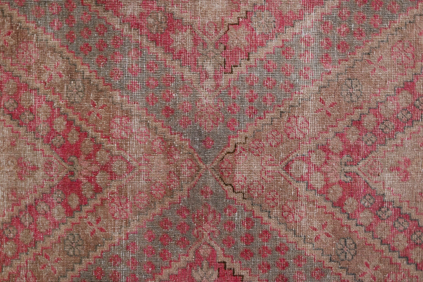 Handmade Vintage Persian Rug | 293 x 161 cm | 9'7" x 5'3" - Najaf Rugs & Textile