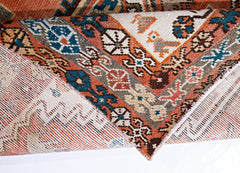 Handmade Vintage Persian Rug | 297 x 156 cm | 9'9" x 5'1" - Najaf Rugs & Textile