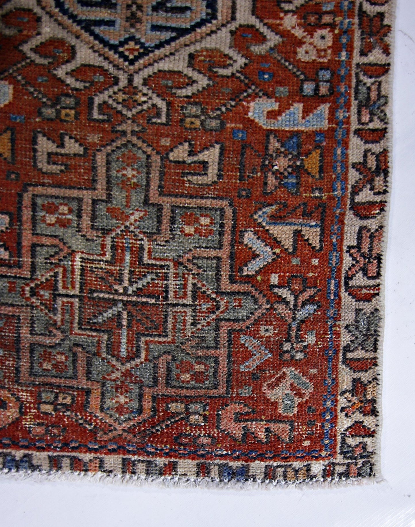Handmade Vintage Persian Hallway Runner | 148 x 50 cm | 4'10" x 1'8" - Najaf Rugs & Textile