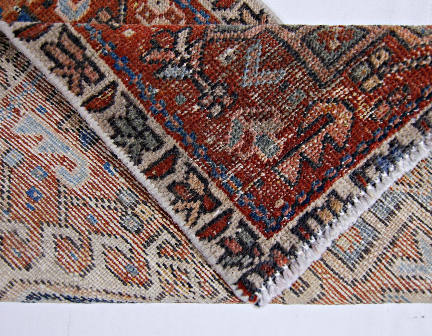 Handmade Vintage Persian Hallway Runner | 148 x 50 cm | 4'10" x 1'8" - Najaf Rugs & Textile