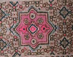 Handmade Vintage Persian Hallway Runner | 181 x 65 cm | 5'11" x 2'2" - Najaf Rugs & Textile