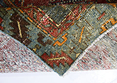 Handmade Vintage Persian Hallway Runner | 181 x 88 cm | 5'11" x 2'10" - Najaf Rugs & Textile