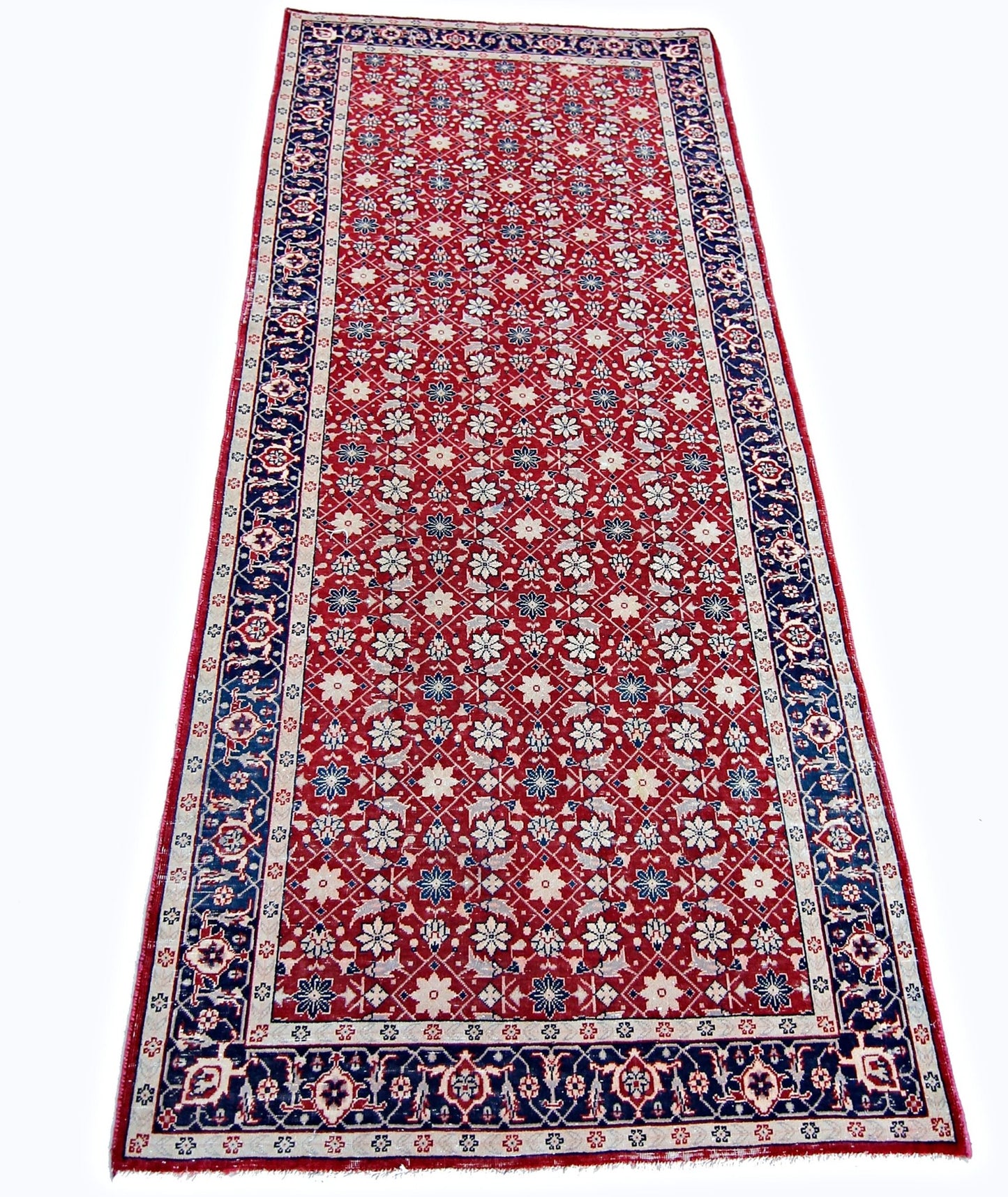 Handmade Vintage Persian Hallway Runner | 183 x 76 cm | 6' x 2'6" - Najaf Rugs & Textile