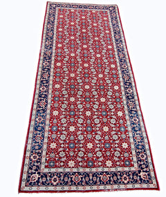 Handmade Vintage Persian Hallway Runner | 183 x 76 cm | 6' x 2'6" - Najaf Rugs & Textile