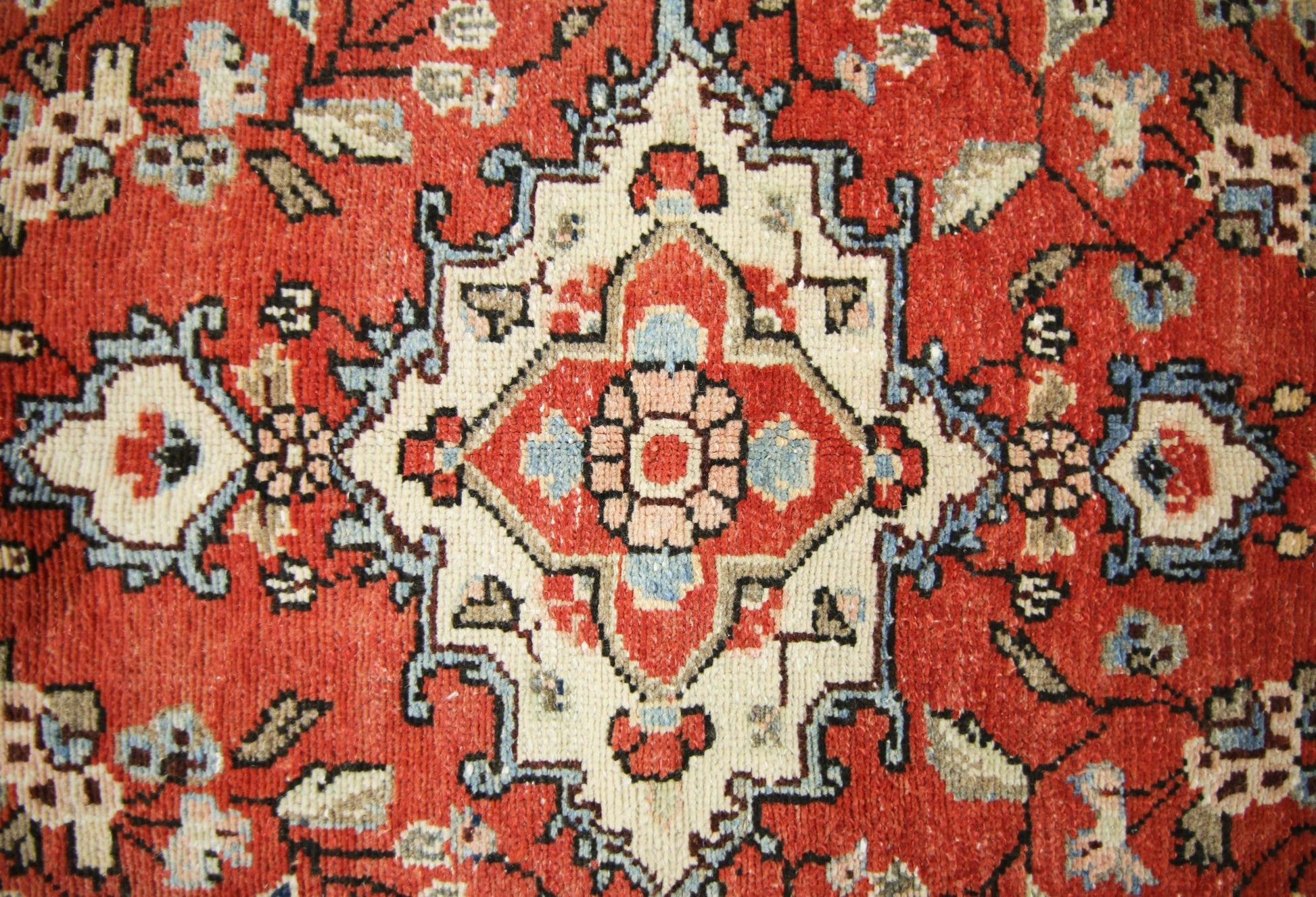 Handmade Vintage Persian Hallway Runner | 236 x 75 cm | 7'9" x 2'5" - Najaf Rugs & Textile