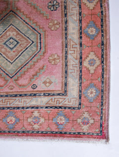 Handmade Vintage Persian Hallway Runner | 239 x 69 cm | 7'10" x 2'3" - Najaf Rugs & Textile