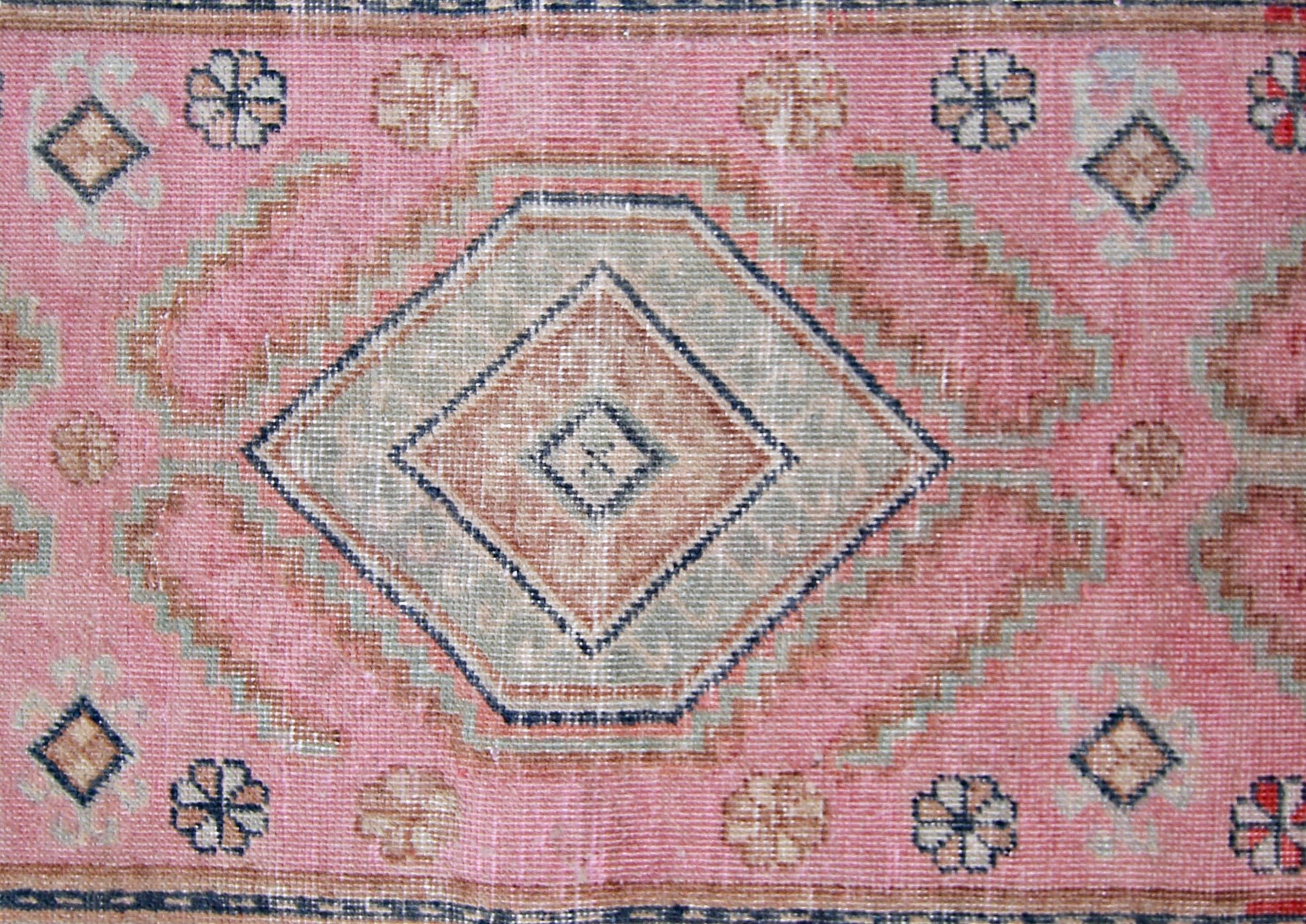 Handmade Vintage Persian Hallway Runner | 239 x 69 cm | 7'10" x 2'3" - Najaf Rugs & Textile