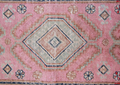 Handmade Vintage Persian Hallway Runner | 239 x 69 cm | 7'10" x 2'3" - Najaf Rugs & Textile