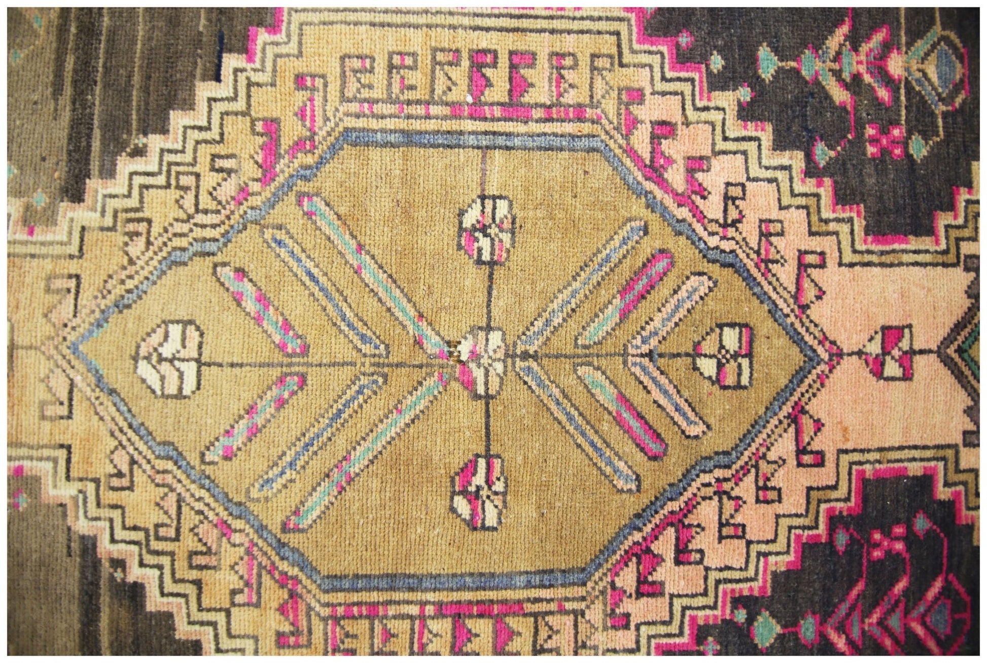 Handmade Vintage Persian Hallway Runner | 268 x 79 cm | 8'9" x 2'7" - Najaf Rugs & Textile