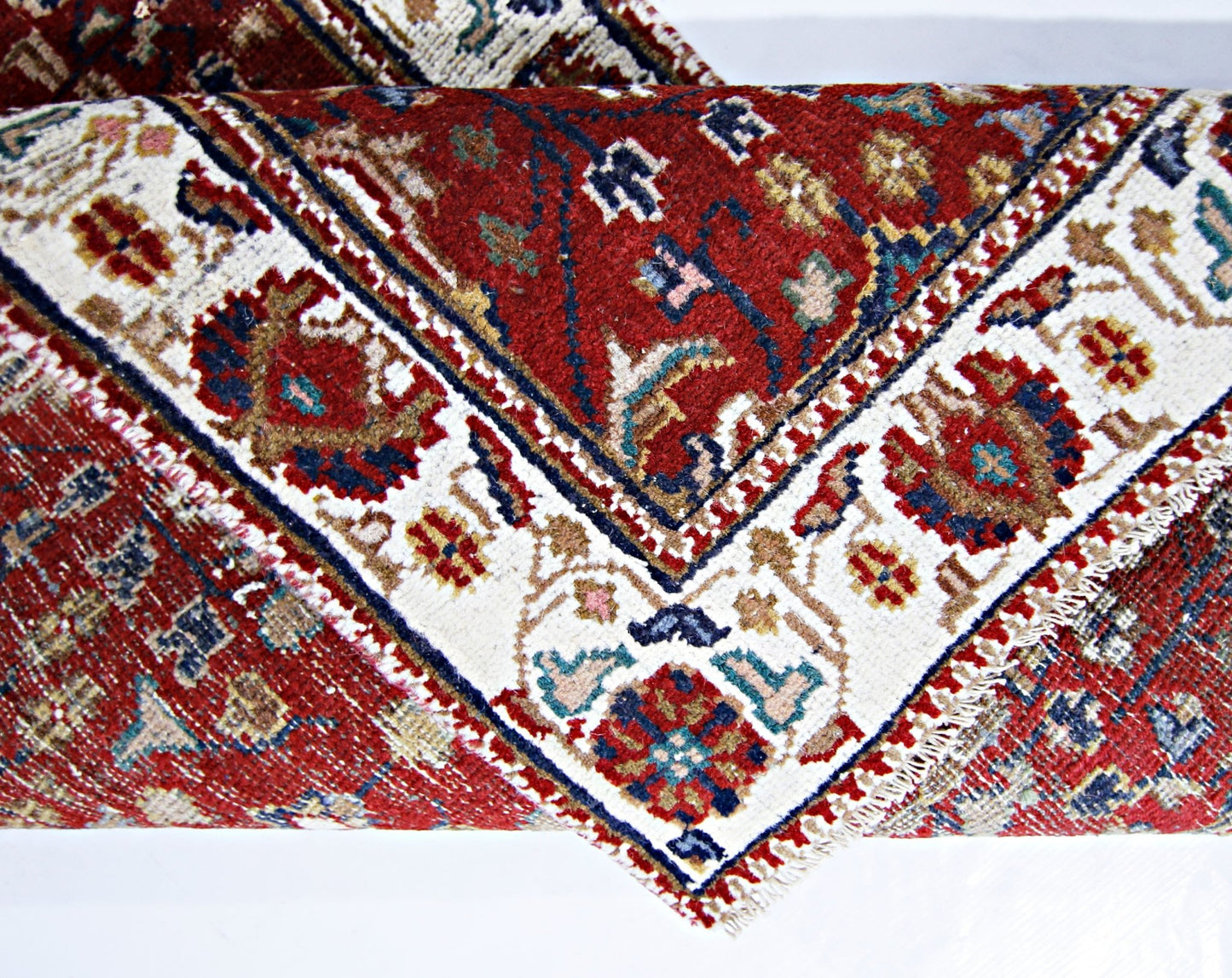 Handmade Vintage Persian Hallway Runner | 282 x 74 cm | 9'3"" x 2'5" - Najaf Rugs & Textile