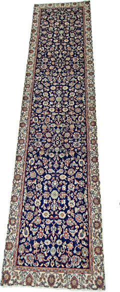 Handmade Vintage Persian Hallway Runner | 286 x 69 cm | 9'5" x 2'3" - Najaf Rugs & Textile