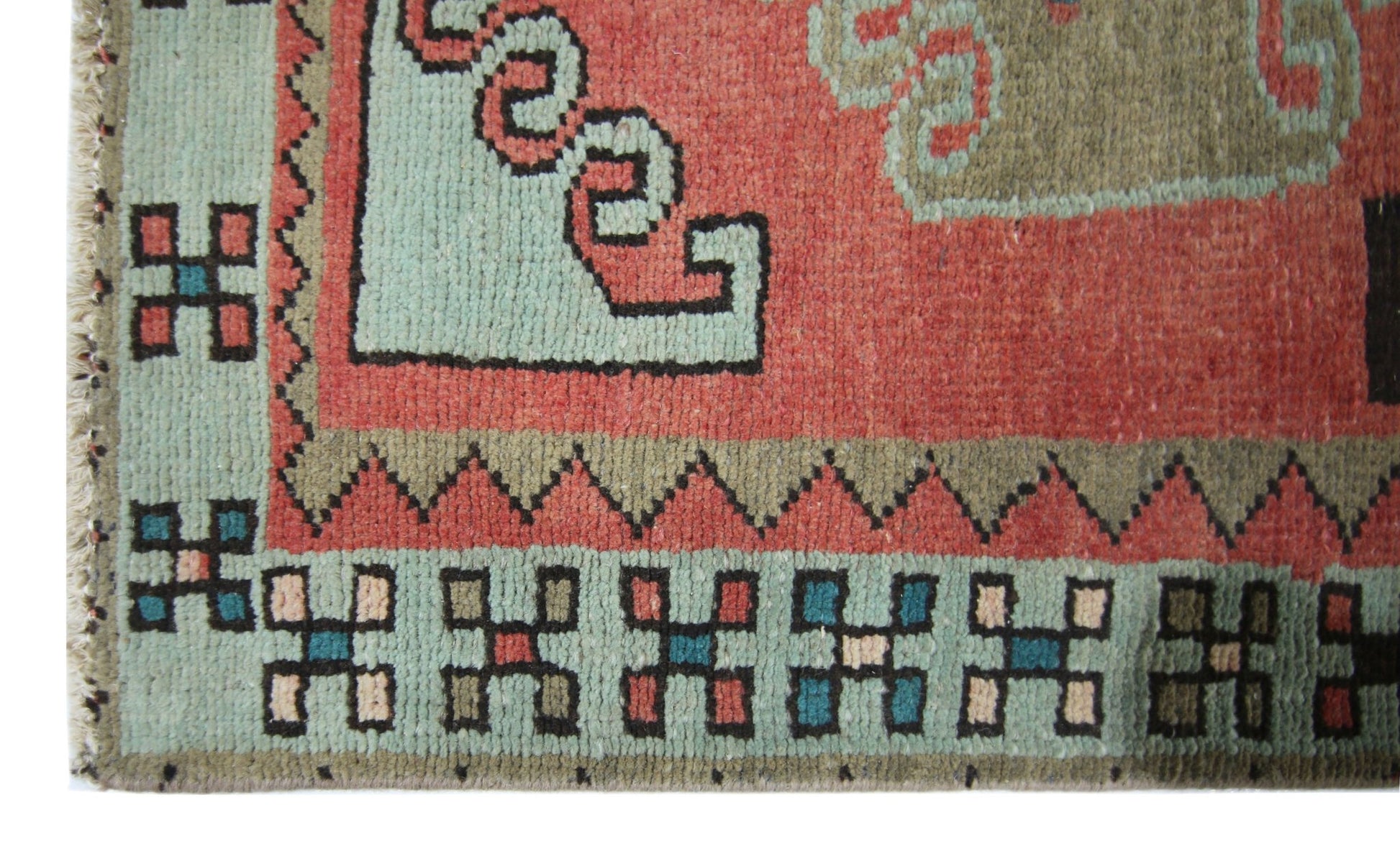 Handmade Vintage Persian Hallway Runner | 291 x 87 cm | 9'7" x 2'10" - Najaf Rugs & Textile