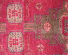 Handmade Vintage Persian Hallway Runner | 292 x 105 cm | 9'7" x 3'5" - Najaf Rugs & Textile