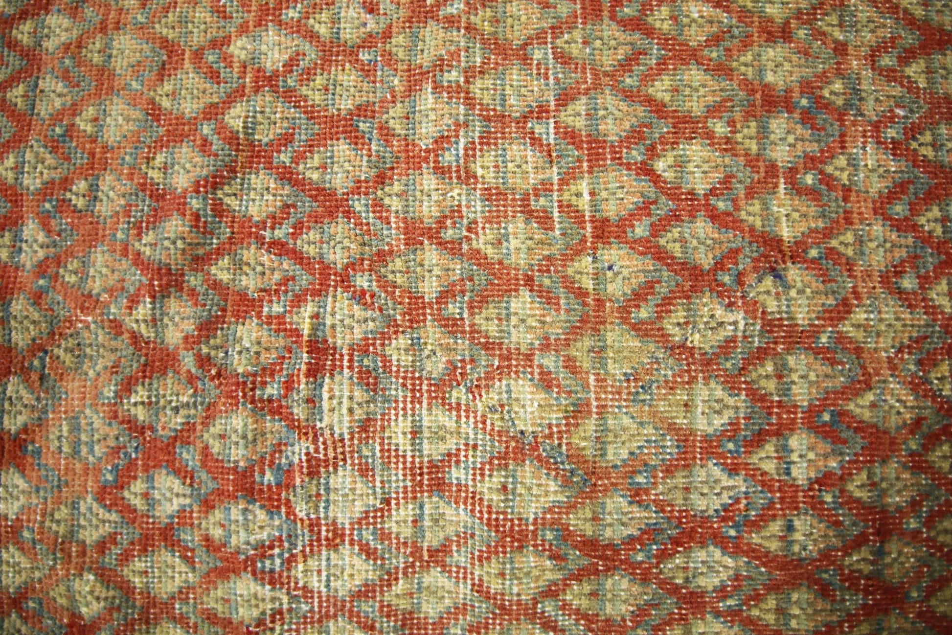 Handmade Vintage Persian Hallway Runner | 302 x 111 cm | 9'11" x 3'8" - Najaf Rugs & Textile
