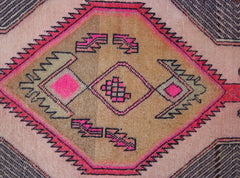 Handmade Vintage Persian Hallway Runner | 339 x 60 cm | 11'1" x 1'11" - Najaf Rugs & Textile
